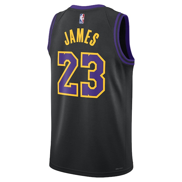 LeBron James Los Angeles Lakers Nike Unisex 2025/26 Swingman Jersey - Black - City Edition