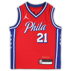 Joel Embiid Philadelphia 76ers Jordan Brand Preschool 2022/23 Replica Jersey - Statement Edition - Red