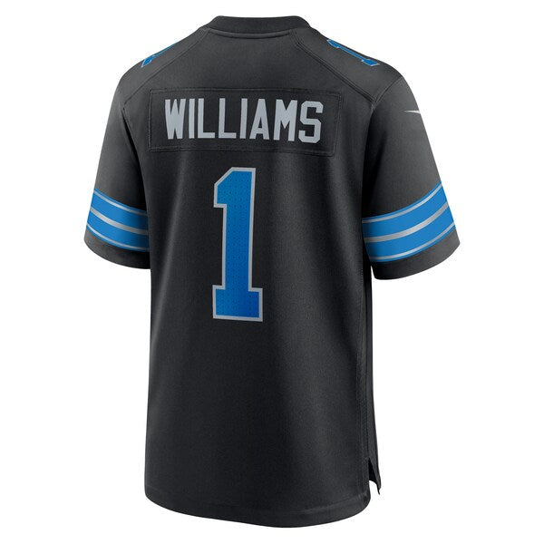 Jameson Williams Detroit Lions Nike 2nd Alternate Game Player Jersey - Black