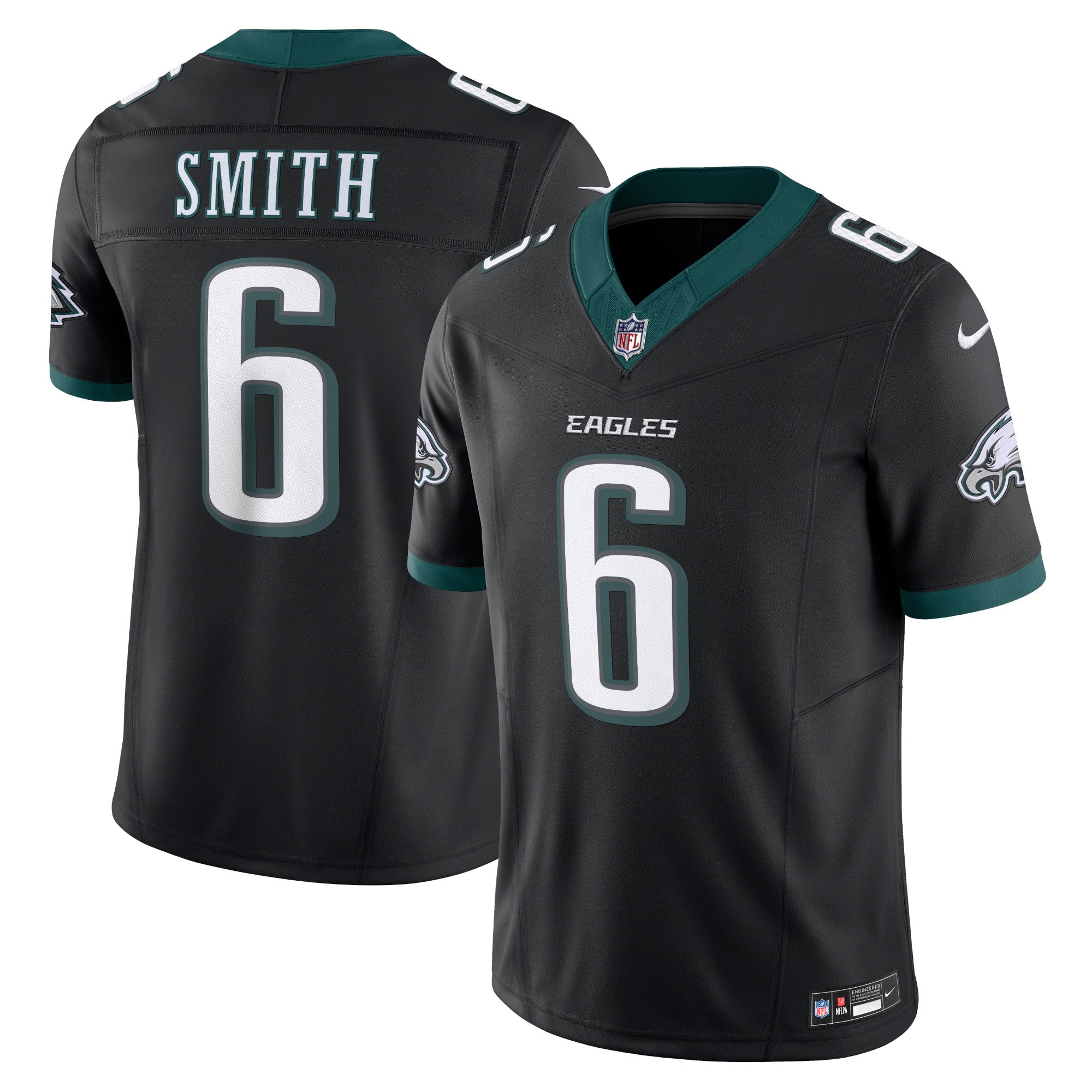 DeVonta Smith Philadelphia Eagles Nike Vapor F.U.S.E. Limited Jersey - White/Black/Green