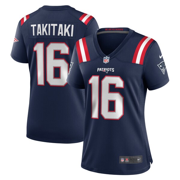 Sione Takitaki New England Patriots Nike Women's  Game Jersey -  Navy