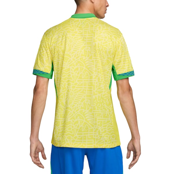 Brazil National Team Nike 2024 Home Stadium Replica Jersey – Yellow