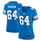 Bryan Hudson Detroit Lions Nike Women's Game Jersey -  Blue