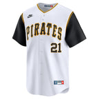 Roberto Clemente Pittsburgh Pirates Nike Cooperstown Collection Limited Jersey - White/Gray