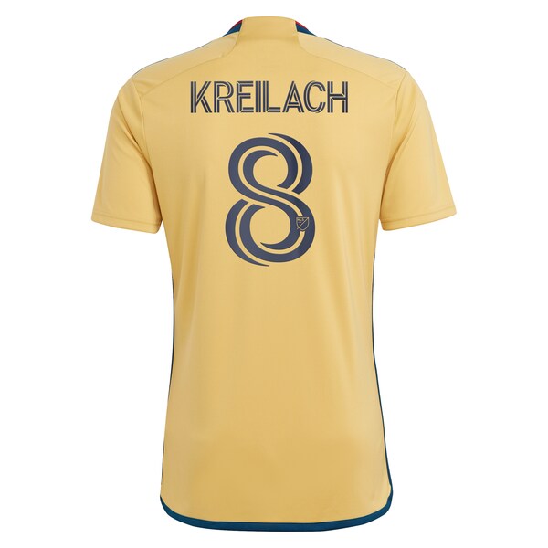 Damir Kreilach Real Salt Lake adidas 2024 The Beehive State Kit Replica Player Jersey - Gold