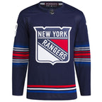 Adam Fox New York Rangers adidas Alternate Authentic Primegreen Player Jersey - Navy
