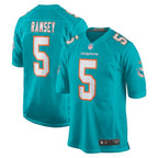Jalen Ramsey Miami Dolphins Nike Team Color Game Jersey - Aqua Youth M