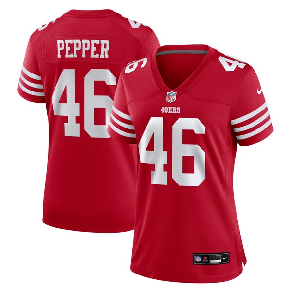 Taybor Pepper San Francisco 49ers Nike Women's  Game Jersey -  Scarlet