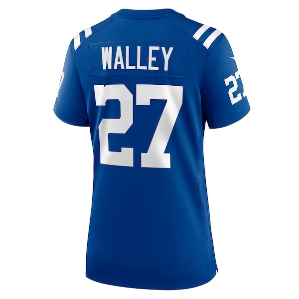 Justin Walley Indianapolis Colts Nike Women's Team Game Jersey -  Royal