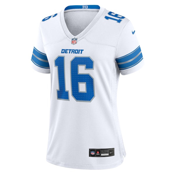 Jared Goff Detroit Lions Nike Women's Game Jersey - White