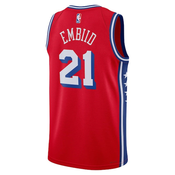 Joel Embiid Philadelphia 76ers Jordan Brand Unisex Swingman Jersey - Statement Edition - Red