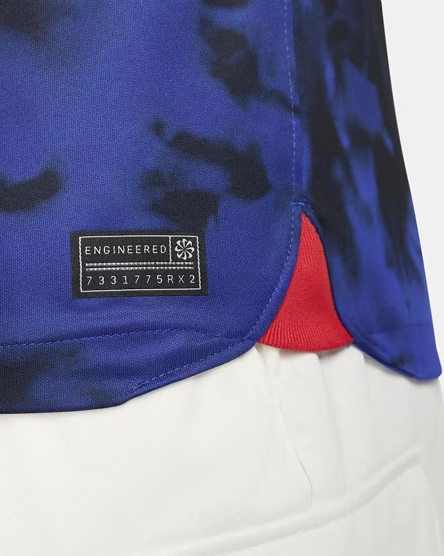 Custom USMNT Nike 2022/23 Away Authentic Jersey - Blue