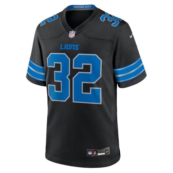 Brian Branch Detroit Lions Nike 2nd Alternate Game Jersey - Black/Blue