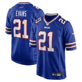 Darrynton Evans Buffalo Bills Nike Team Game Jersey -  Royal