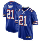 Darrynton Evans Buffalo Bills Nike Team Game Jersey -  Royal