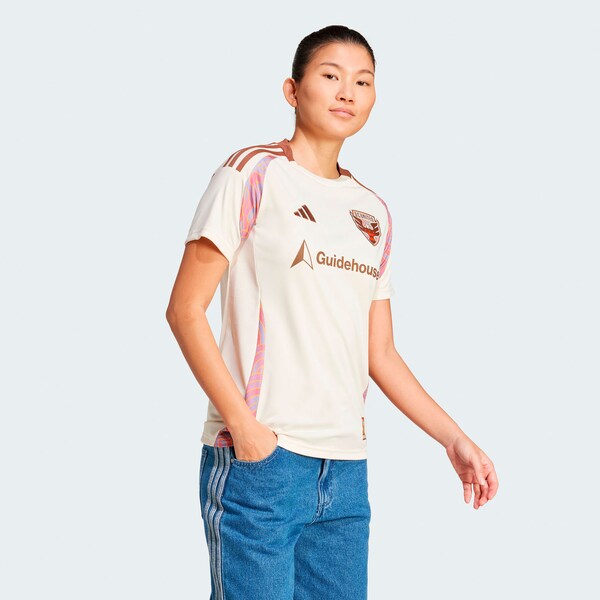 D.C. United adidas Women's 2025 The Soul Kit Replica Jersey - Natural
