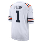 Justin Fields Chicago Bears Nike 2021 NFL Draft First Round Pick Alternate Classic Game Jersey - White/Orange