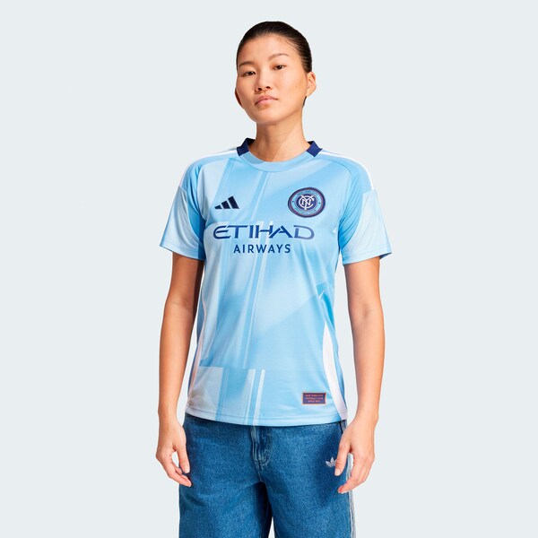 New York City FC adidas Women's 2025 The Excelsior Kit Replica Jersey - Light Blue