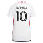 Cristian Espinoza San Jose Earthquakes adidas Women's 2024 The 50 Kit Replica Player Jersey - White