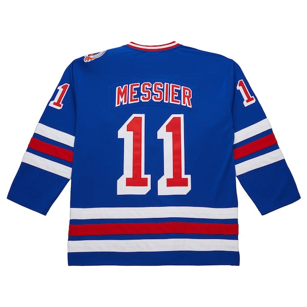 Mark Messier New York Rangers 1993-94 Power Play Jersey - Royal/White