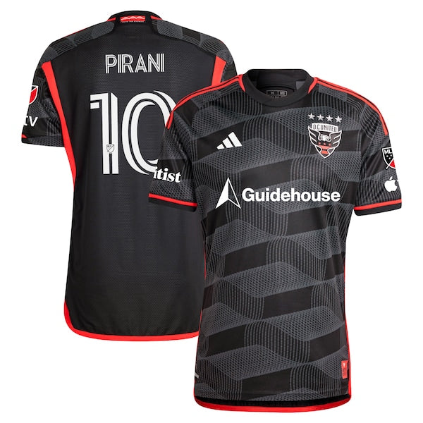 Gabriel Pirani D.C. United adidas 2024 The Icon Kit Authentic Player Jersey – Black