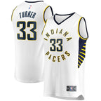 Myles Turner Indiana Pacers  Fast Break Replica Player Jersey - White - Association Edition