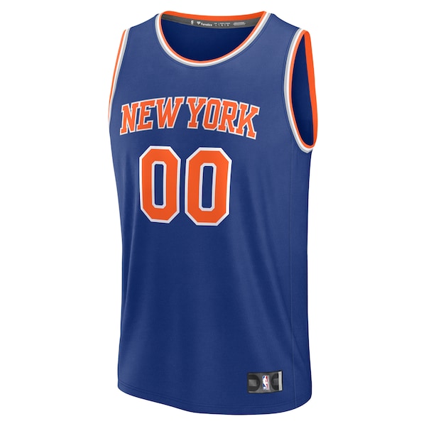 New York Knicks   Custom Fast Break Jersey - Blue - Icon Edition