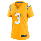Derwin James Jr. Los Angeles Chargers Nike Women's Alternate Charger Power Game Jersey - Gold/Navy/Powder Blue