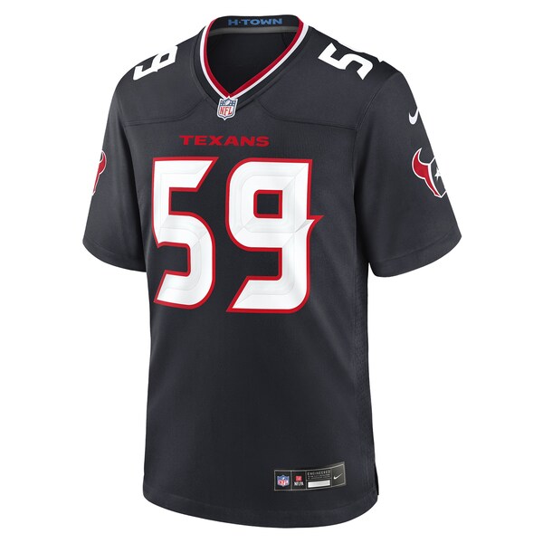 Kingsley Jonathan Houston Texans Nike Team Game Jersey -  Navy