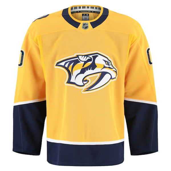 Nashville Predators  Home Authentic Pro Custom Jersey - Gold
