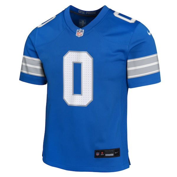 Jahmyr Gibbs Detroit Lions Nike Youth Team Game Jersey - Blue/White/Black