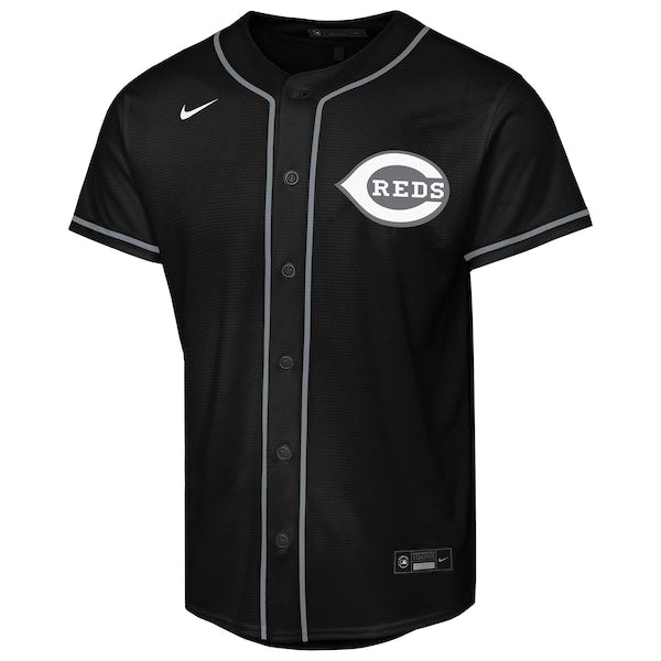 Elly De La Cruz Cincinnati Reds Nike  Youth Lights Out Replica Player Jersey - Black