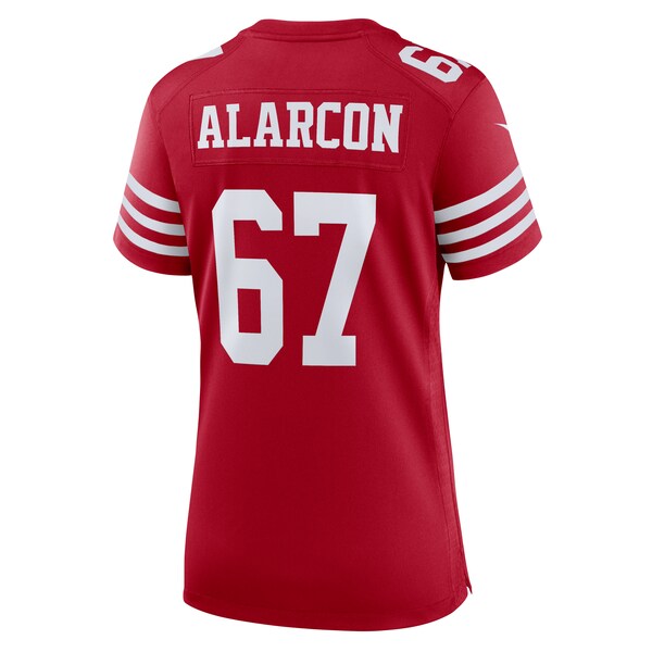 Isaac Alarcon San Francisco 49ers Nike Women's Team Game Jersey -  Scarlet