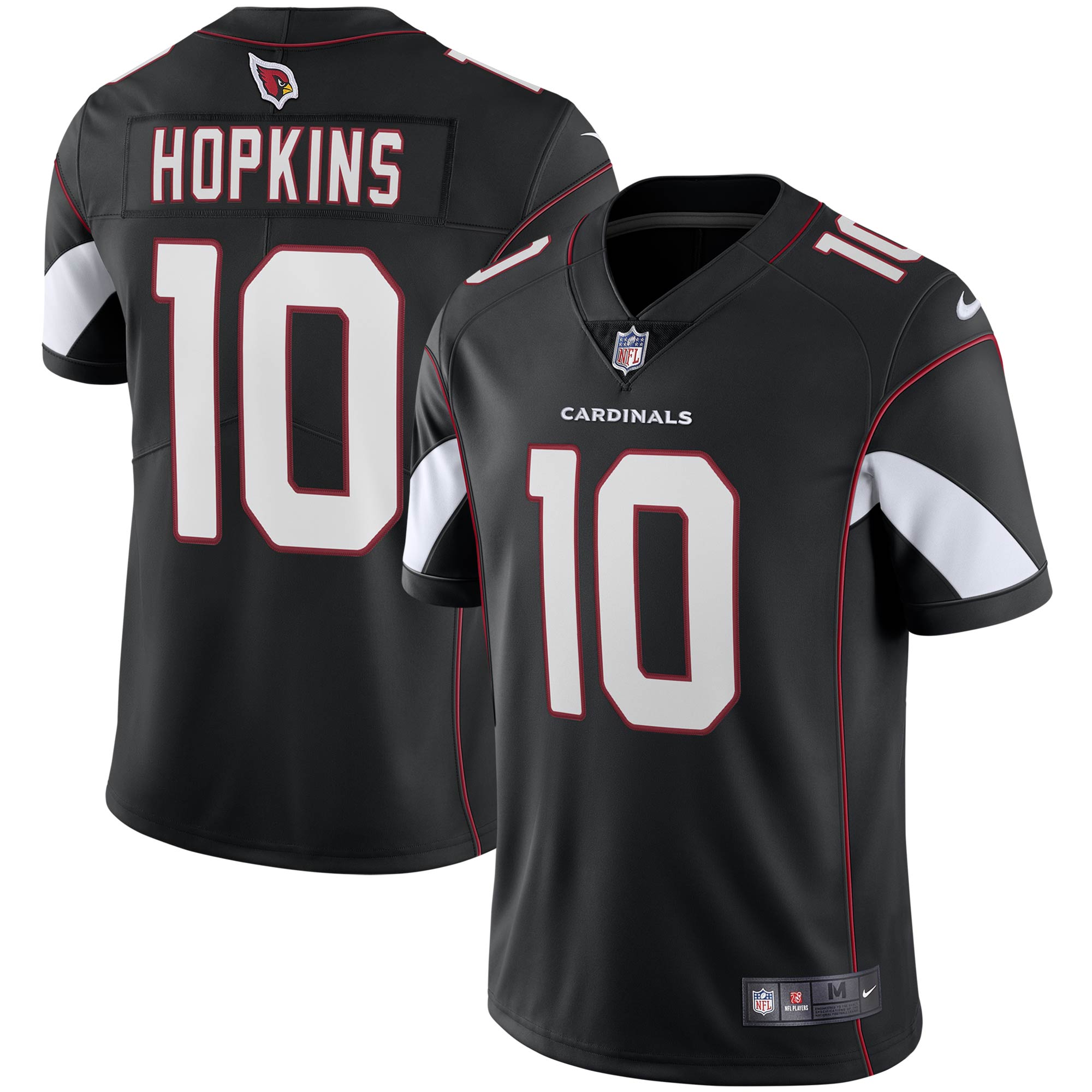 DeAndre Hopkins Arizona Cardinals Nike Vapor Limited Jersey - White/Black/Cardinal