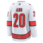 Sebastian Aho Carolina Hurricanes  Away Premium Jersey - White/Black/Red