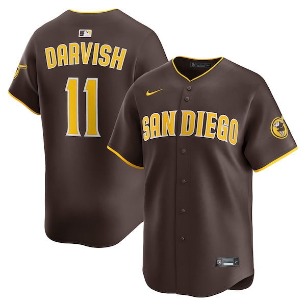 Yu Darvish San Diego Padres Nike Road Limited Player Jersey - Brown