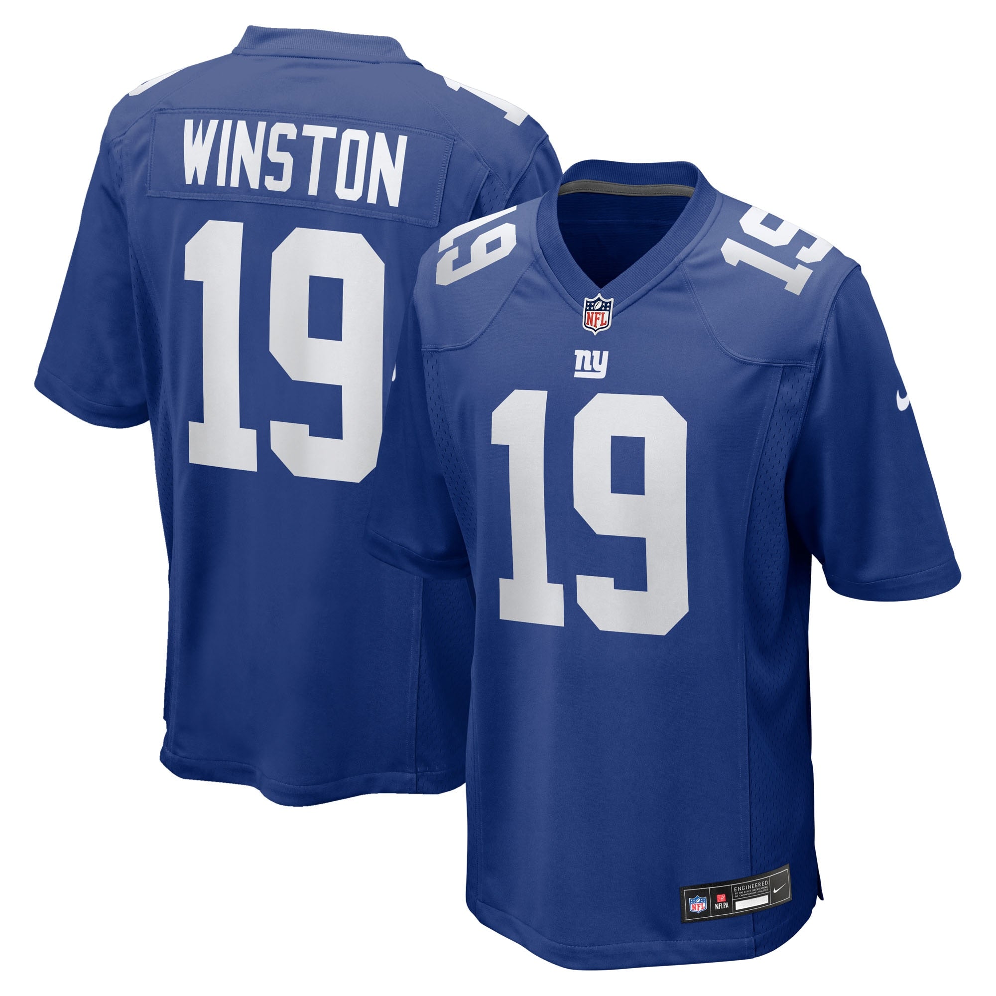 Jameis Winston New York Giants Nike Alternate Game Jersey - Century Red/Royal