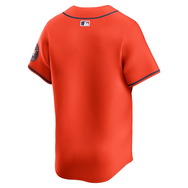 Houston Astros Nike Alternate Limited Jersey - Orange/White