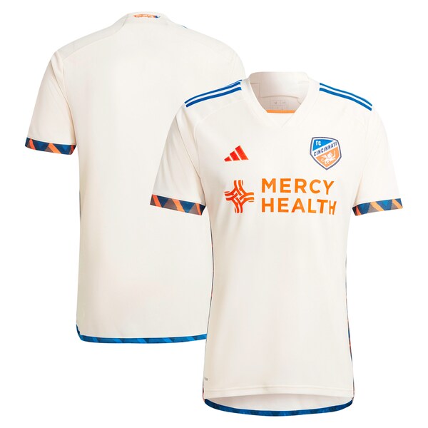 FC Cincinnati adidas 2024 The Canvas Kit Replica Jersey - White