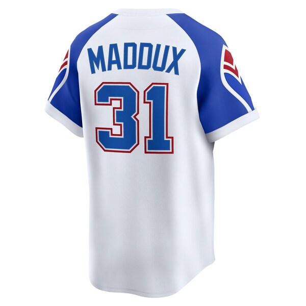 Greg Maddux Atlanta Braves Nike Throwback Cooperstown Collection Limited Jersey - White