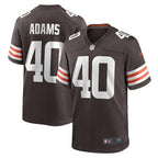 Matthew Adams Cleveland Browns Nike Team Game Jersey -  Brown