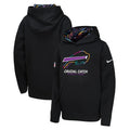 Buffalo Bills Nike Youth 2024 NFL Crucial Catch Pullover Hoodie - Black