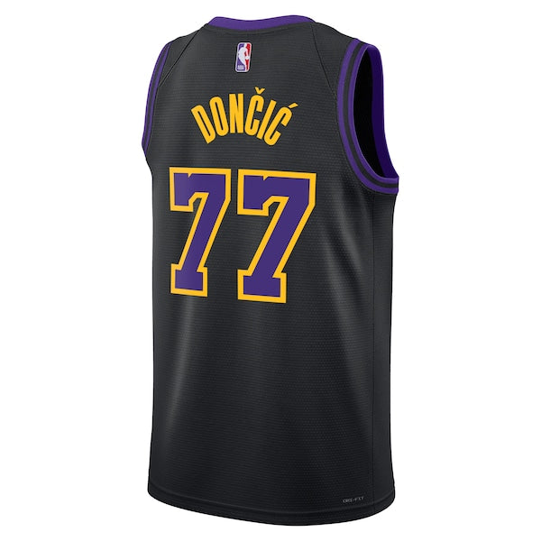 Luka Dončić Los Angeles Lakers Nike Unisex 2025/26 Swingman Jersey - Black - City Edition