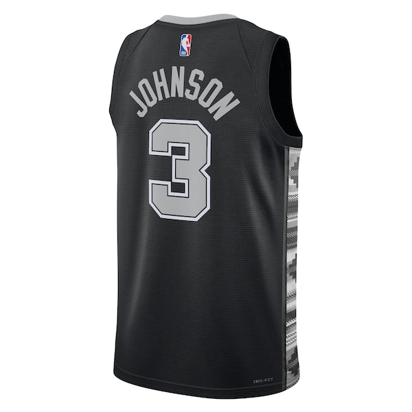 Keldon Johnson San Antonio Spurs Jordan Brand Unisex Swingman Jersey - Statement Edition - Black