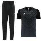 Adidas Short Sleeve Training Jersey Set - AD05- Black