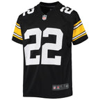 Najee Harris Pittsburgh Steelers Nike Youth Game Jersey - Black/White