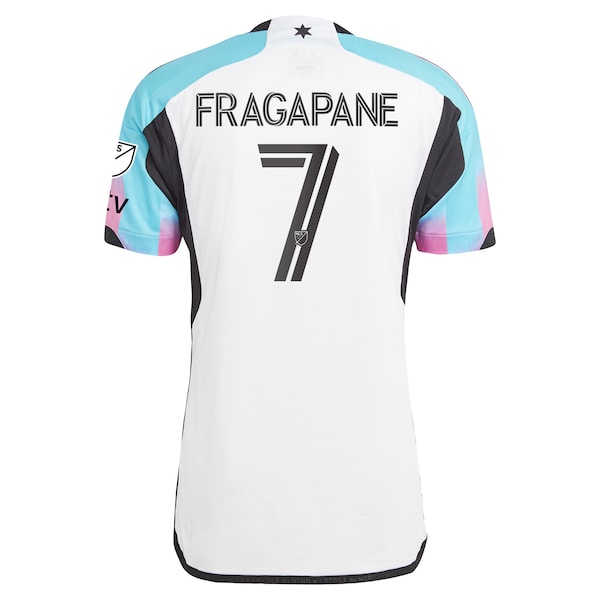 Franco Fragapane Minnesota United FC adidas 2023 The Northern Lights Kit Authentic Jersey - White