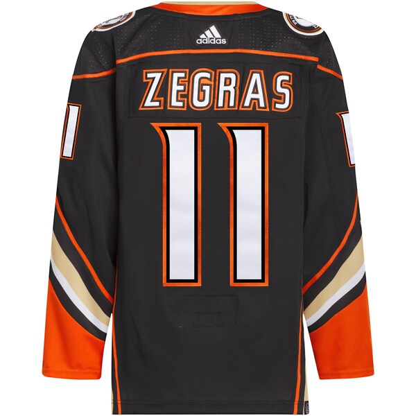 Trevor Zegras Anaheim Ducks adidas Home Primegreen Authentic Player Jersey - Black