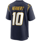 Justin Herbert Los Angeles Chargers Nike Alternate Game Jersey - Navy/Royal/White