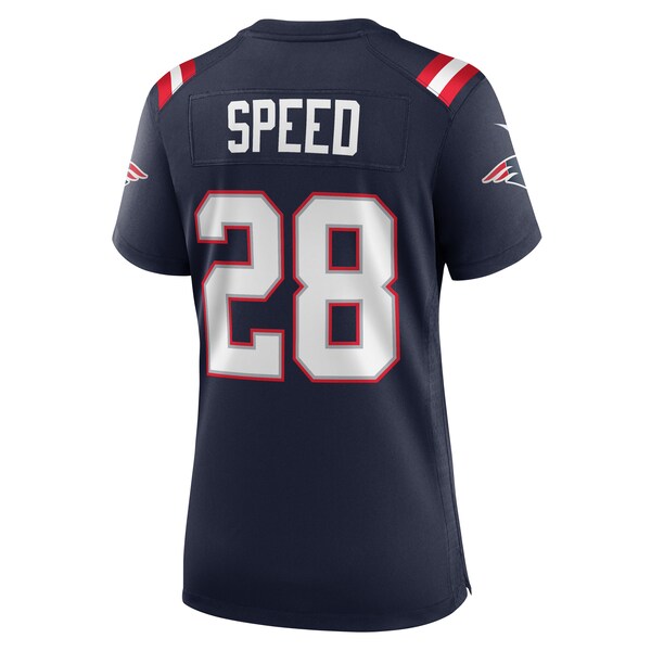 Ameer Speed New England Patriots Nike Women's Team Game Jersey -  Navy